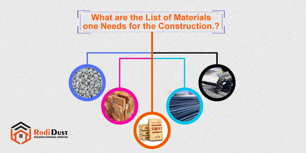 What are the List of Materials one Needs for the Construction.