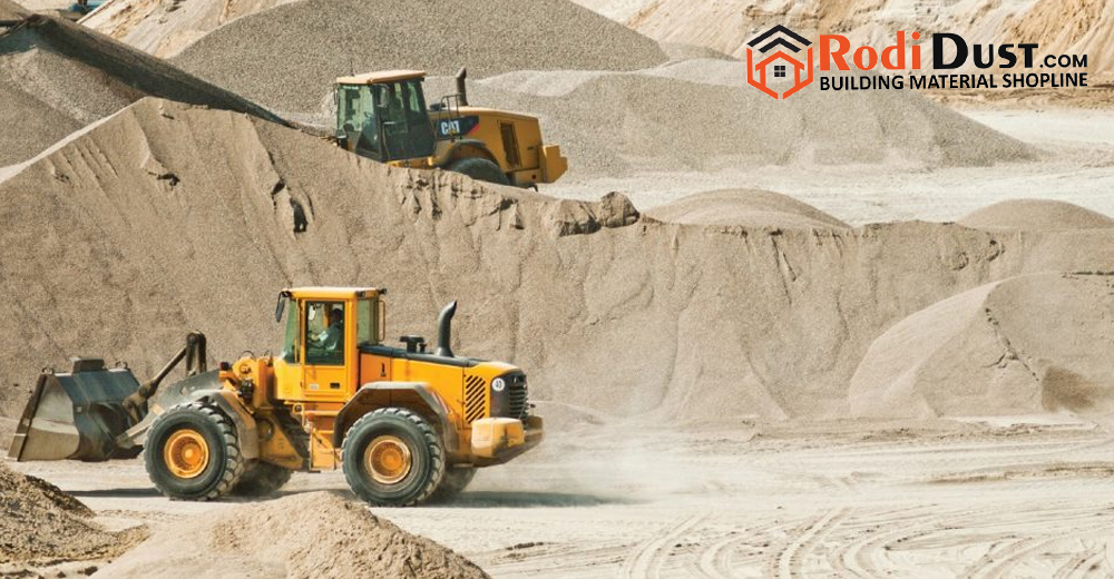 Types of sand used for construction