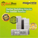 Magicrete AAC blocks Rodi Dust
